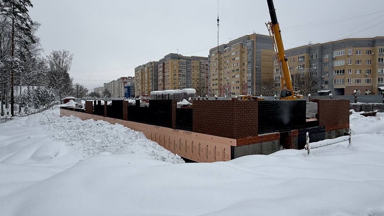 На ТОР «Саров» возводят стены нового медцентра